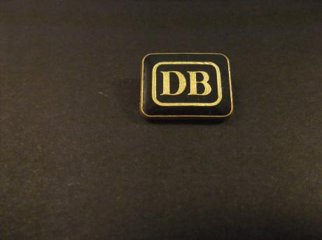 Deutsche Bahn (DB) spoorwegmaatschappij Duitsland logo zwart
